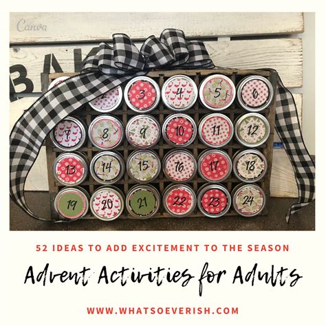 Advent Calendar Box Ideas for Adults